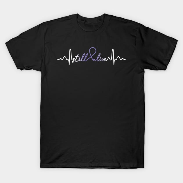 Still Alive- Hodgkins Lymphoma Cancer Gifts Hodgkins Lymphoma Cancer T-Shirt by AwarenessClub